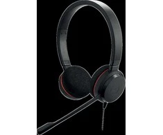 Ausinės JABRA EVOLVE 20 UC Stereo USB su lankeliu ant galvos triukšmo slopinimas USB jungtis su užtildymo mygtuku ir garsumo valdymu ant laido
