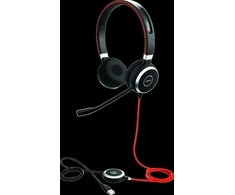 Ausinės Grandstream JABRA EVOLVE 40 MS Stereo USB su lankeliu ant galvos triukšmo slopinimas USB jungtis su užtildymo mygtuku ir garsumo valdymu ant laido