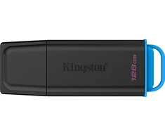KINGSTON 128GB Portable USB 3.2 Gen 1 DataTraveler Exodia Juodas/Mėlyna