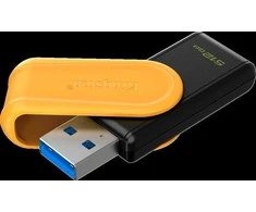 Kingston 512GB Portable USB 3.2 Gen 1 DataTraveler Exodia S (Juodas/Geltona)