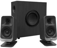 Klipsch ProMedia Lumina 2.1 Gaming Audio System with Subwoofer and LED apšvietimas Effects Built-in, Juodas