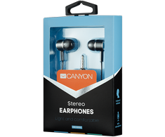 CANYON ausinės EPM-01 Mic 1.2m Juodas