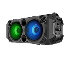 Garsiakalbis SVEN PS-550, juodas, galia 2x18W (RMS), Bluetooth, FM, USB, Micro SD, LED ekranas, ličio baterija