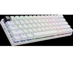 LOGITECH G PRO X 60 LIGHTSPEED Wireless Gaming Keyboard (Tactile) - Baltas - US INT'L - 2.4GHZ/BT - EMEA28-935 - TACTILE SWITCH