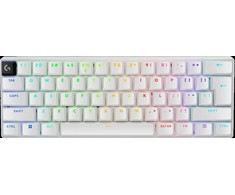 LOGITECH G PRO X 60 LIGHTSPEED Wireless Gaming Keyboard (Tactile) - Baltas - US INT'L - 2.4GHZ/BT - EMEA28-935 - TACTILE SWITCH