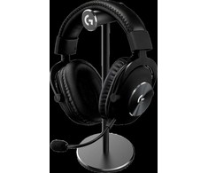 LOGITECH G PRO X Gaming Headset - Juodas - USB + Stand - EMEA-914