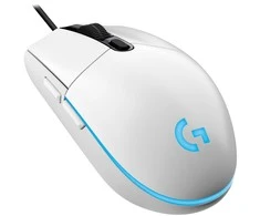 Žaidimų pelė Logitech G203 Lightsync RGB, Balta