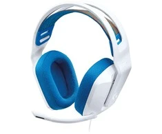 Laidinės žaidimų ausinės Logitech G335, baltos spalvos