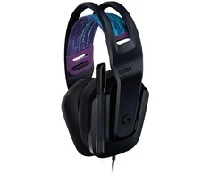 Laidinės žaidimų ausinės Logitech G335, juodos spalvos