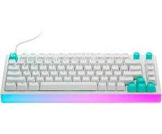 Klaviatūra žaidimams Logitech G512 X 75 przewodowa magnetyczno-mechaniczna podświetlana balta