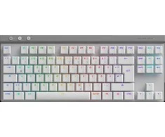 Klaviatūra LOGITECH G515 LIGHTSPEED TKL - Baltas - US INT'L - 2.4GHZ/BT- EMEA28i-935 - TACTILE