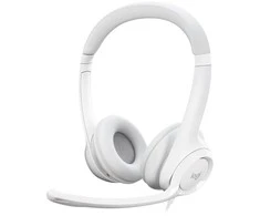 Ausinės Logitech H390, su laidu, Baltos