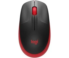 Belaidė pelė Logitech M190, raudonos spalvos
