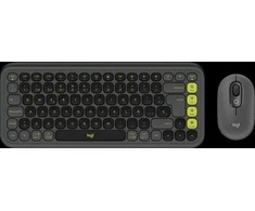 Klaviatūra LOGITECH POP ICON COMBO – GRAFITE – JAV INT'L – BT – INTNL-973