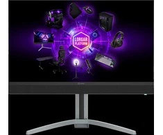 LORGAR 27MP1, UHD MiniLED Gaming Monitorius Pro, 27'' (3840*2160) fast IPS flat monitorius, juodas/milky pilkas