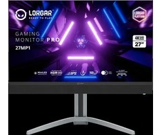 LORGAR 27MP1, UHD MiniLED Gaming Monitorius Pro, 27'' (3840*2160) fast IPS flat monitorius, juodas/milky pilkas