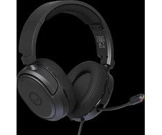 LORGAR Kaya 360, USB Žaidimų ausinės su mikrofonu, CM108B, Plug&amp;Play, USB-A jungties laidas 2m, medžiaginiai ausų pagalvėlės, dydis: 192*184,7*88mm, 0,314kg, juodas