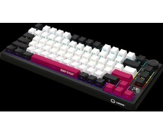 LORGAR KBP7075W, Wireless 75% Mechanical Gaming Keyboard Pro, Juodas/red, EN layout