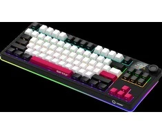 LORGAR KBP70TKLW, Wireless TKL Mechaninė klaviatūra žaidimams Pro, Juodas/red, EN išdėstymas