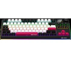 LORGAR KBP70TKLW, Wireless TKL Mechaninė klaviatūra žaidimams Pro, Juodas/red, EN išdėstymas