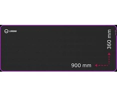 Lorgar Main 319, Pelės kilimėlis žaidimams, High-speed surface, Violetinė anti-slip rubber base, size: 900mm x 360mm x 3mm, weight 0.6kg