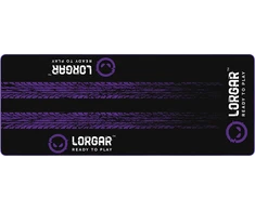 LORGAR RX1FM, Sim Racing Floor Mat Advanced, Stitched edge, 1,700X700X3 mm, Juodas/violetinė