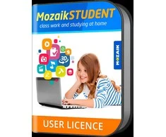 Mozaik STUDENT license for all platform, for one student, 1 year