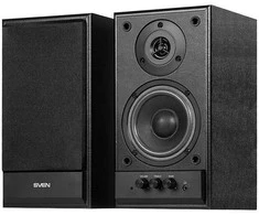 Kompiuterio kolonėlės Multimedia - Speaker SVEN SPS-702 (Stereo, 40W, 40Hz-22Hz, Juodas Leather)