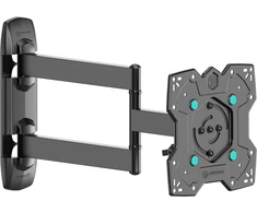 Laikiklis ONKRON Full Motion TV Wall Mount for 17– 43 Inch LCD LED Flat Screens iki 35 kgs, Juodas