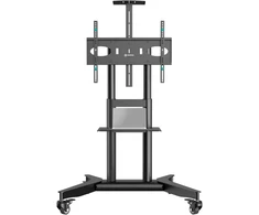 ONKRON Mobile TV stand for 32"-75" iki 50 kg, juodas