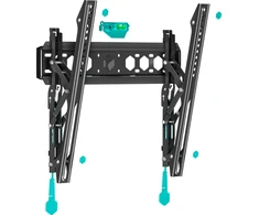 Laikiklis ONKRON Tilting TV Wall Mount for 35 to 65-inch Flat Panel TVs Digital Panels 60 kg TM5 Juodas