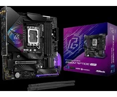 ASROCK MB Desktop Z890 Riptide Wi-Fi S1851, 4x DDR5, 1x PCIe 5.0 x16, 1x PCIe 4.0 x16, 1x PCIe 3.0 x1, 1x Blazing M.2, 4x Hyper M.2, 8x USB-6x3, 8x USB-6x3 USB 2.0, Killer E3100 2,5 GB, 802.11be Wi-Fi 7 + Bluetooth, 1x HDMI, 1x DP 1.4, ATX