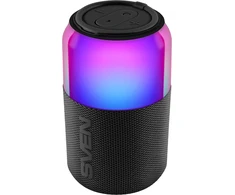 Nešiojama kolonėlė SVEN PS-130, red, power output 10W (RMS), TWS, Bluetooth, USB, lithium battery