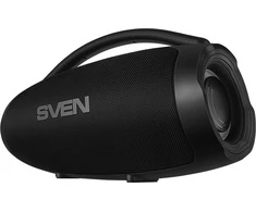 Portable speaker SVEN PS-375, juodas, power output 30+2x15W (RMS), TWS, Bluetooth, USB, lithium battery