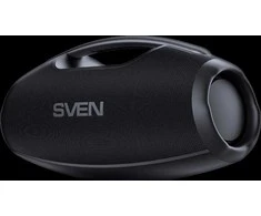 Portable speaker SVEN PS-990, juodas, power output 180W (RMS), TWS, Bluetooth, RGB backlight, Atsparus vandeniui (IPx7), USB, Lithium battery, Baterija life – iki 16 hours