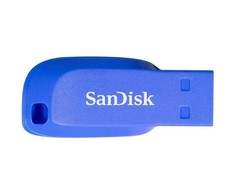 „SanDisk Cruzer Blade“ USB atmintinė, 16 GB, elektrinė, Mėlyna, EAN: 619659141059