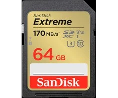 Atminties kortelė Sandisk Extreme SDXC 64GB