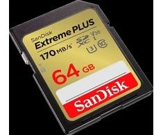 Atminties kortelė SanDisk Extreme Plus SDXC 64 GB