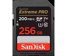 Atminties kortelė SanDisk Extreme PRO SDXC UHS-I, 256GB