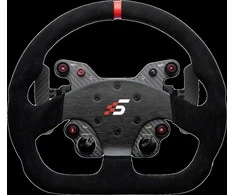 SIMAGIC GT1-SD vairas 330 mm, QR70, aliuminio pavarų perjungimo svirtys, alcantara