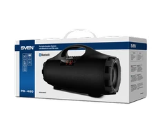 Garsiakalbis SVEN PS-460, juodas (18W, Bluetooth, FM, USB, Micro SD, LED ekranas, 1800mA*h), SV-015237