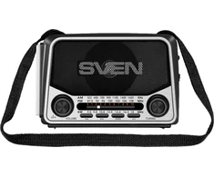Garsiakalbis SVEN SRP-150, pilkas (3W, Bluetooth, FM/AM/SW, USB, Micro SD, žibintuvėlis, baterija)