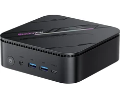 Blackview miniPC MP100 Pro i5-12450H iki 4,4HGz 16/512 WiFi 6 BT 5.2 LAN RJ45 USB 3.1Gen1x4 USB 3.1Gen2x2 TypeC PDx1 HDMI DP Windows 11Pro Pilkas