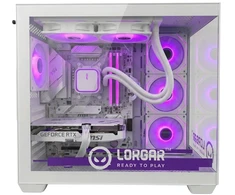 Stacionarus kompiuteris LORGAR ADVANCED A201 - AMD 7500F 6C/12T, 240 AIO, NVIDIA RTX 5060Ti 16GB, 32GB@6400mhz, 1TB SSD NVME, 750W PSU, Baltas, 3Y