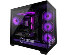 Stacionarus kompiuteris LORGAR ADVANCED A201 - AMD 7500F 6C/12T, 240 AIO, NVIDIA RTX 5060Ti 16GB, 32GB@6400mhz, 1TB SSD NVME, 750W PSU, Juodas, 3Y