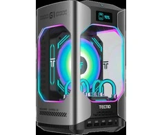 Stacionarus kompiuteris TECNO PC MEGAMINI GAMING G1 Intel i7-13620H DDR5 16Gb SSD 1Tb RTX4060 8Gb Vanduo Cooling WiFi 6 BT 5.2 RJ45 2.5G 2xUSB 3.2 2xUSB 3.1 2xUSB2.0 1xThunderbolt 1xTypeC Full 2xHDMI 1xSD3.0 1xOculink 63Gb/s 1x3.5 Windows11