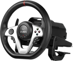 Steering wheel SVEN GC-W1000 (pedals, gearbox, force feedback, D-pad, 17 bt, XB1/P4/PC/X-D-Inpu)