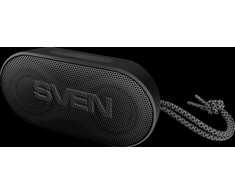 Portable speaker SVEN PS-99, juodas, power output 10 W (RMS), TWS, Bluetooth, lithium battery