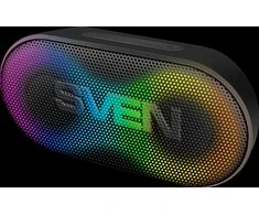 Portable speaker SVEN PS-99, juodas, power output 10 W (RMS), TWS, Bluetooth, lithium battery