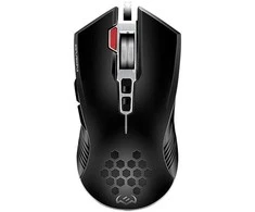 Pelė SVEN RX-G850 iki 6400 DPI; Soft Touch; Metalinis dugnas; Pintas kabelis; Žaidimų programinė įranga; 3 papildomi mygtukai; Apšvietimas; Dukart spustelėkite mygtuką; Dpi jungiklio mygtukas